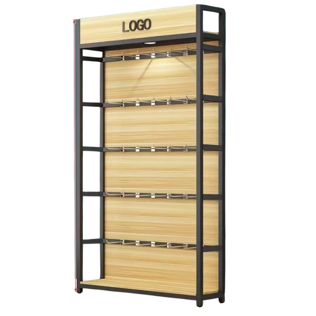 5-Layer Display Shelf Hook Rack - Image 2
