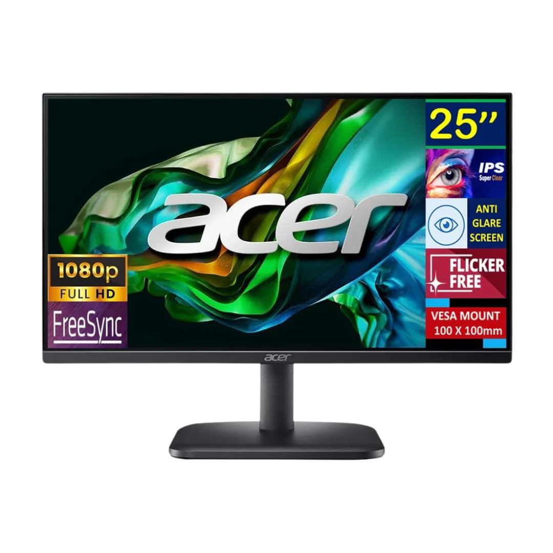 Acer EK251Q P6bi 24.5" IPS FHD 144Hz 1920x1080 1ms Monitor with Tilt Adjustment