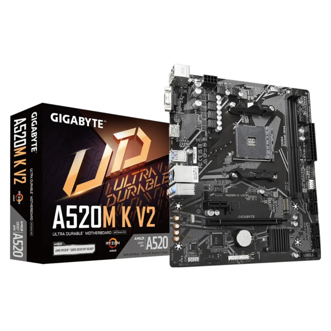 AMD Ryzen 5 3400G Up to 4.20GHz 4-Core Processor + Gigabyte A520M K V2 (AM4) Motherboard - Image 3