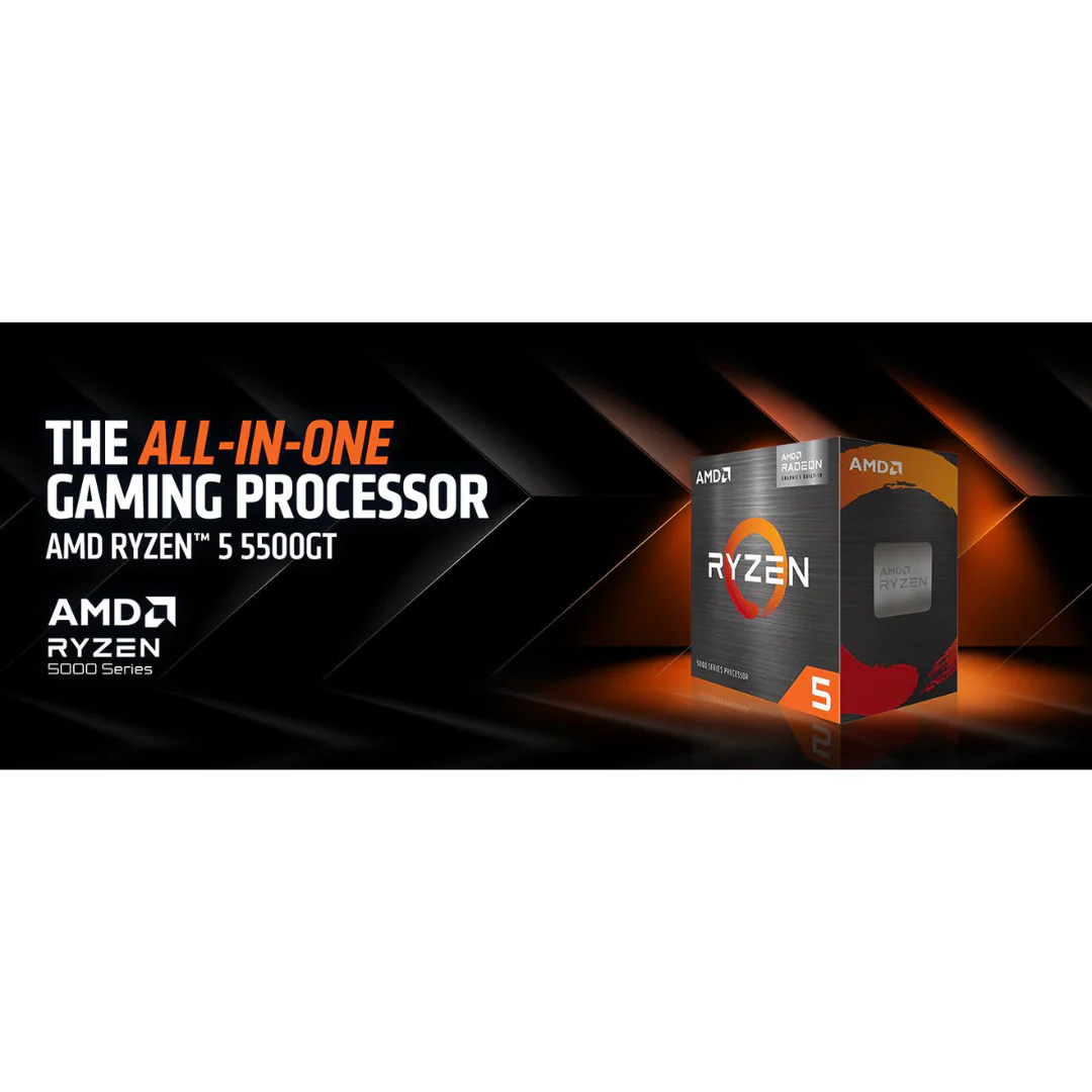 AMD Ryzen 5 5500GT 3.60-4.40GHz 6-Core 12-Thread Processor MPK Tray - Image 4