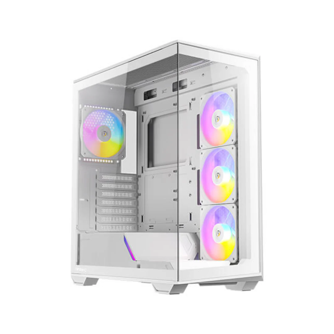 Antec C3 ARGB TG Mid Tower Case w/ 4x120mm Fan ( Back | White ) - Image 2