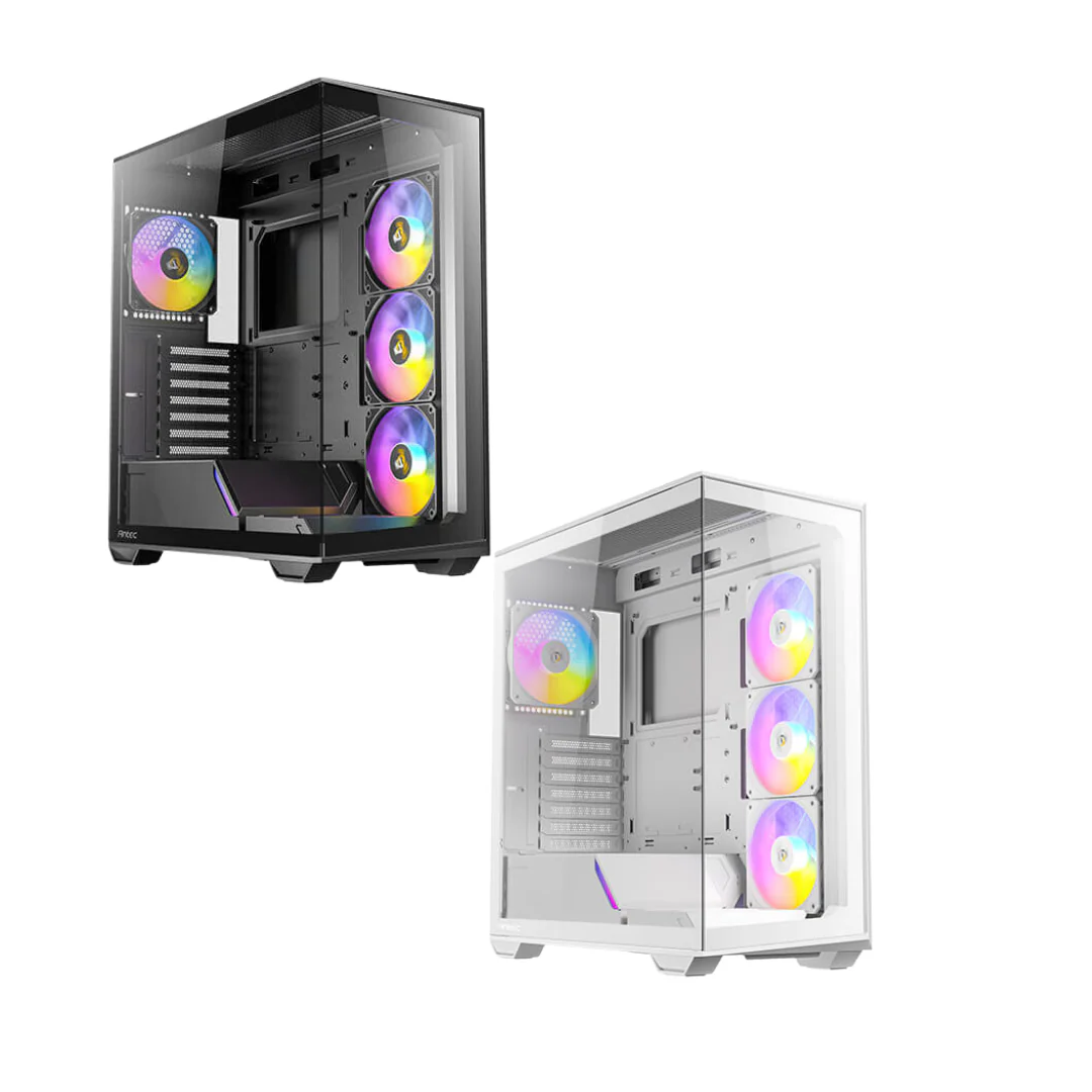 Antec C3 ARGB TG Mid Tower Case w/ 4x120mm Fan ( Back | White ) - Image 3