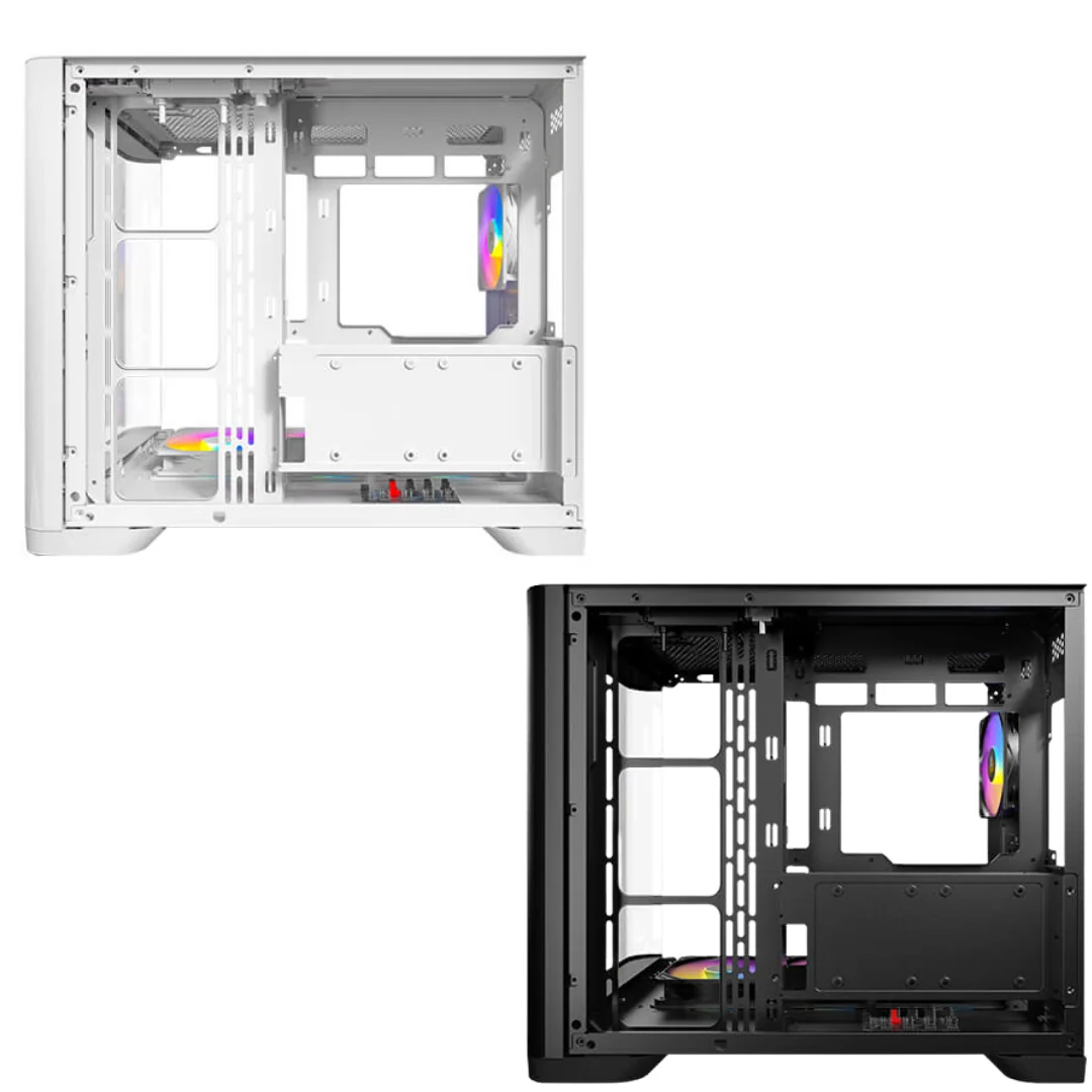 Antec C5 Curve ARGB Dual Chamber Case w/ 4x120mm Fan - Image 4