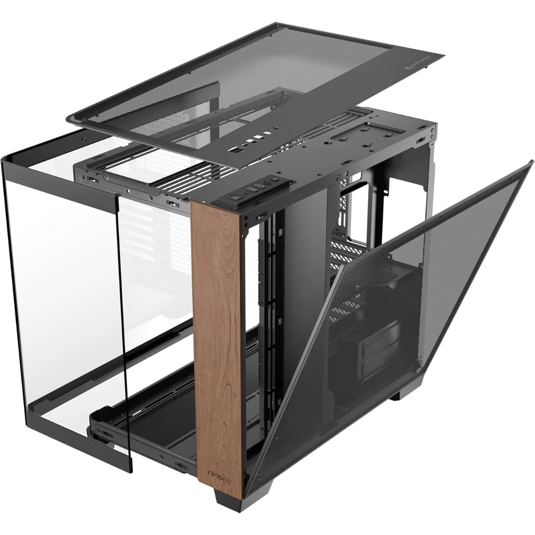 Antec C8 Curve Wood Full Tower E-ATX TG Dual Chamber Chassis - Image 3