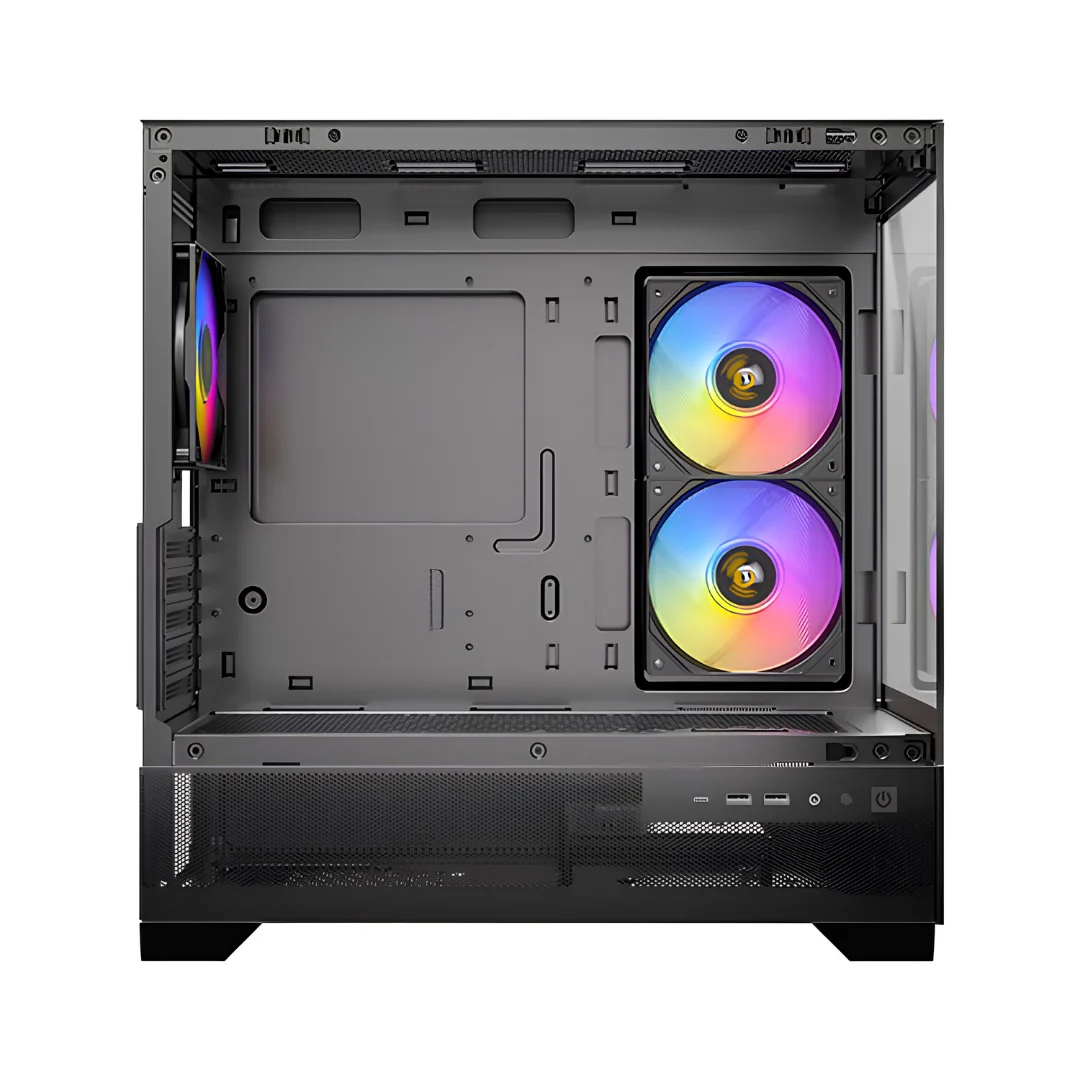 Antec CX500M ARGB TG mATX Case with 3x120mm ARGB Fans (Black | White) - Image 5