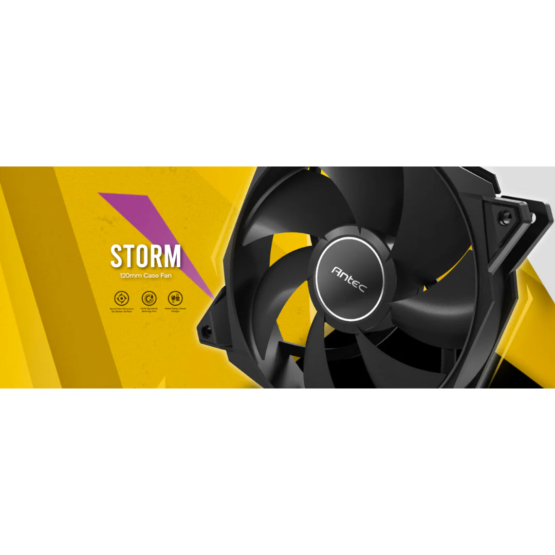 Antec STORM 120mm PWM Performance Single Case Fan - Image 3