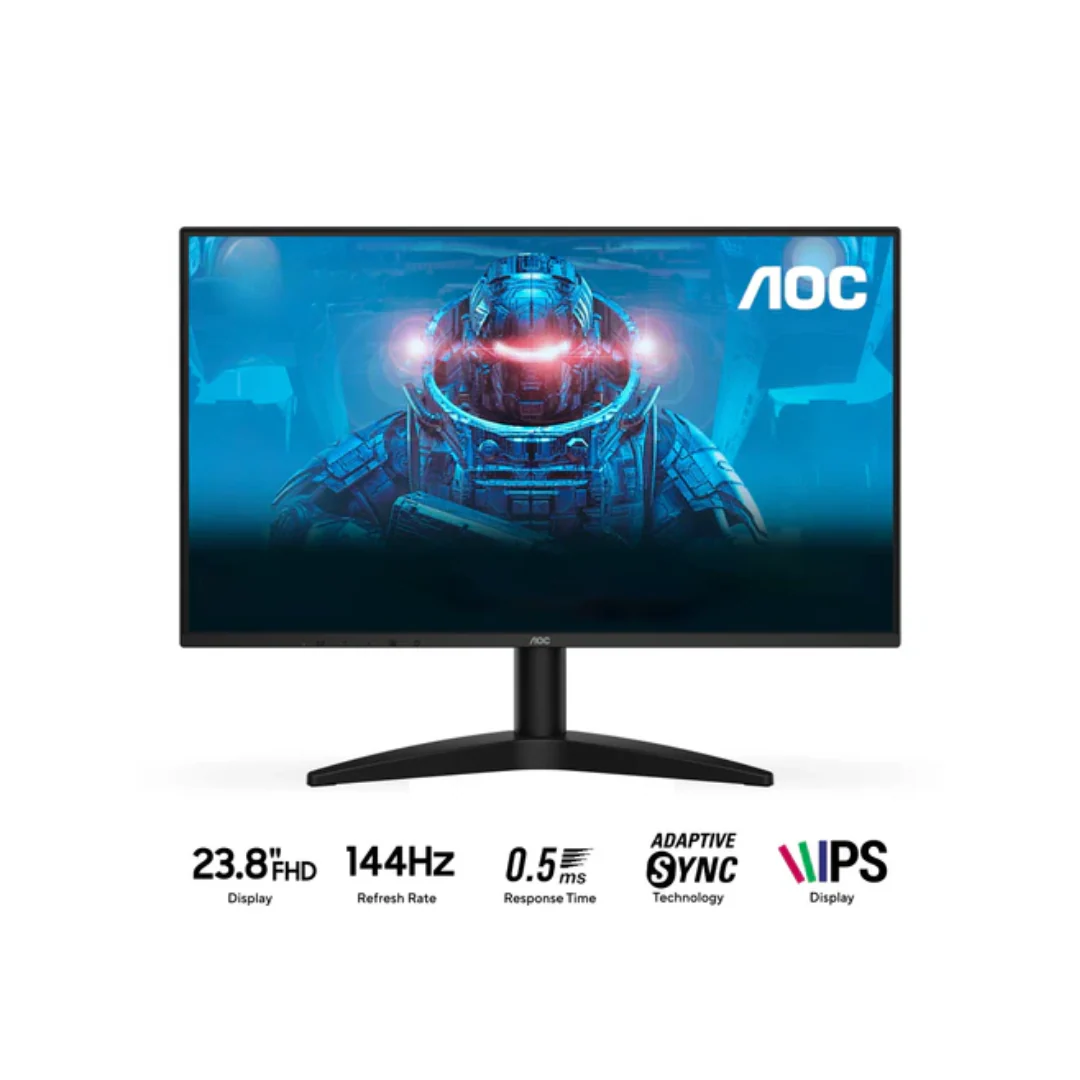 AOC 24B36X 23.8″ IPS 144Hz FHD 1920×1080 0.5ms Adaptive Sync Monitor - Image 2