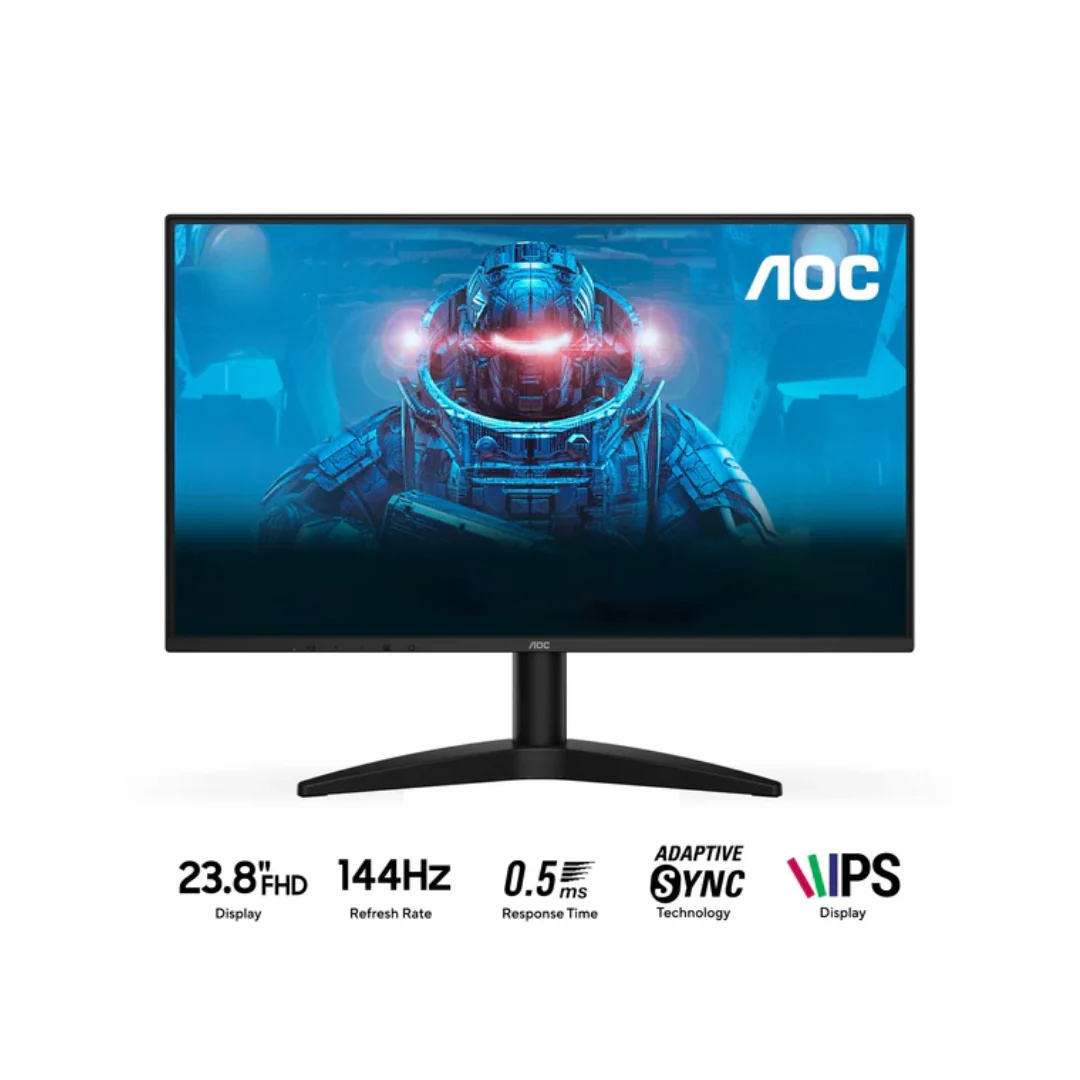 AOC 24B36XE 23.8″ IPS 144Hz FHD 1920×1080 0.5ms Adaptive Sync Monitor - Image 2