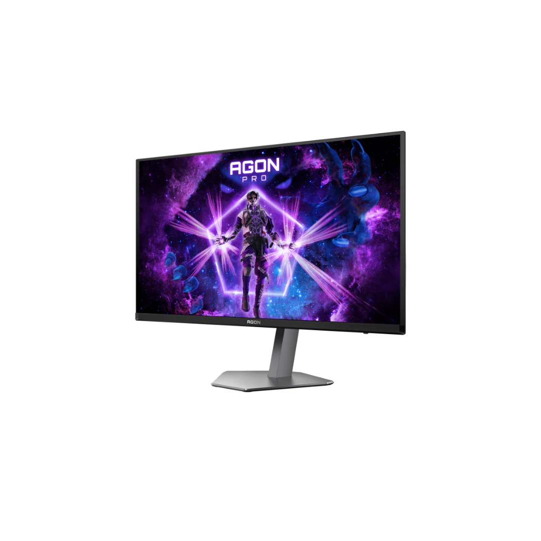 AOC Agon Pro AG276QZD2 QD OLED 26.5" QHD (2560x1440) 240Hz 0.03ms Adaptive Sync Gaming Monitor (Black & Grey) - Image 2