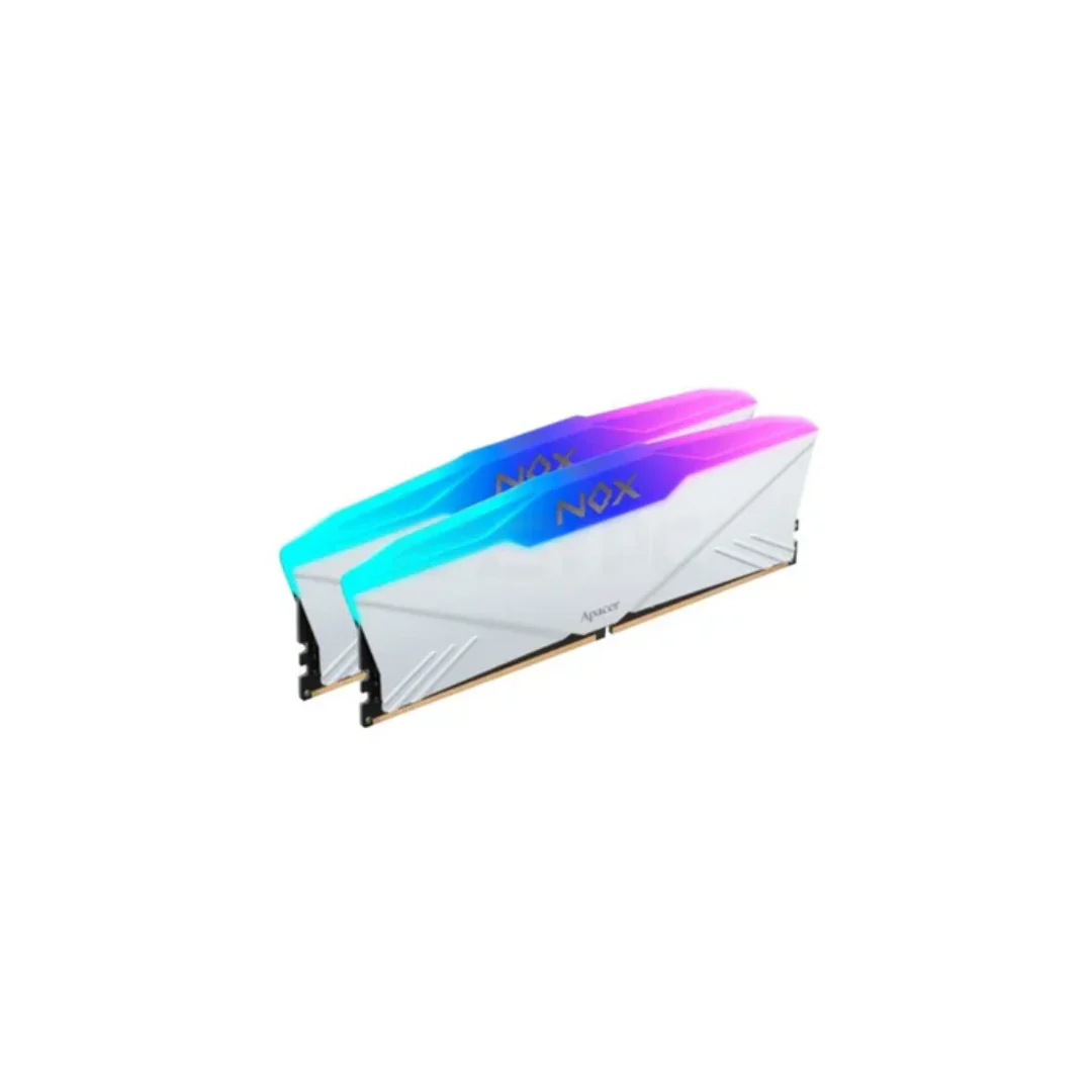 Apacer NOX RGB AURA2 16GB 8GBx2 DDR4 3200MHz AH4U16G32C28YNWAA-2 White Desktop Memory - Image 3