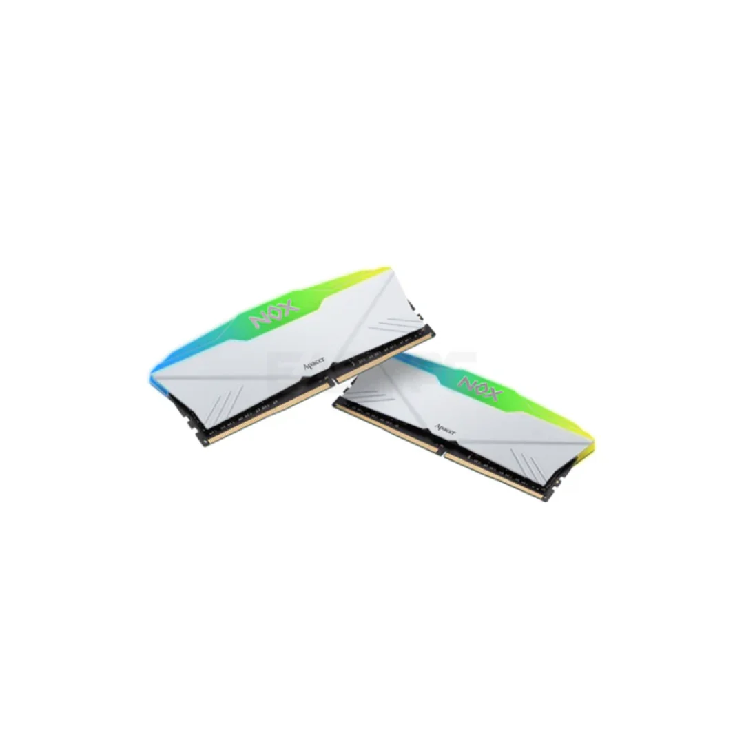 Apacer NOX RGB AURA2 16GB 8GBx2 DDR4 3200MHz AH4U16G32C28YNWAA-2 White Desktop Memory - Image 4