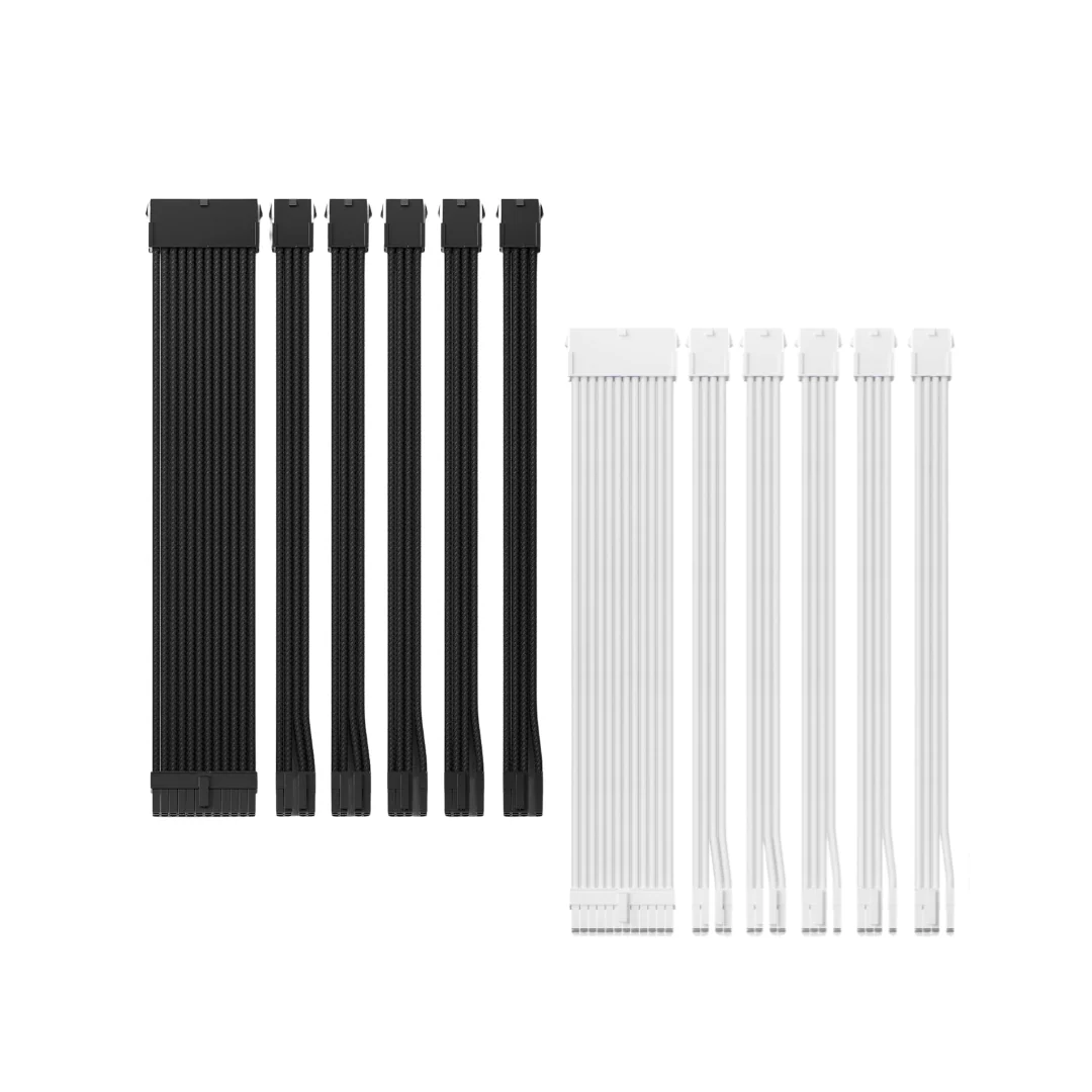 Asiahorse 6 Kit 16AWG PSU Sleeved Cable Extension Kit