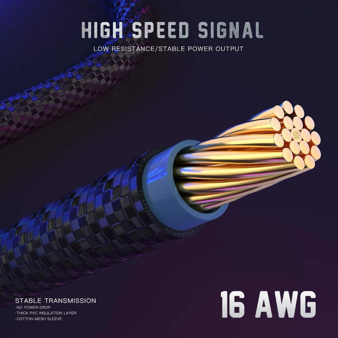 Asiahorse 6 Kit 16AWG PSU Sleeved Cable Extension Kit - Image 4