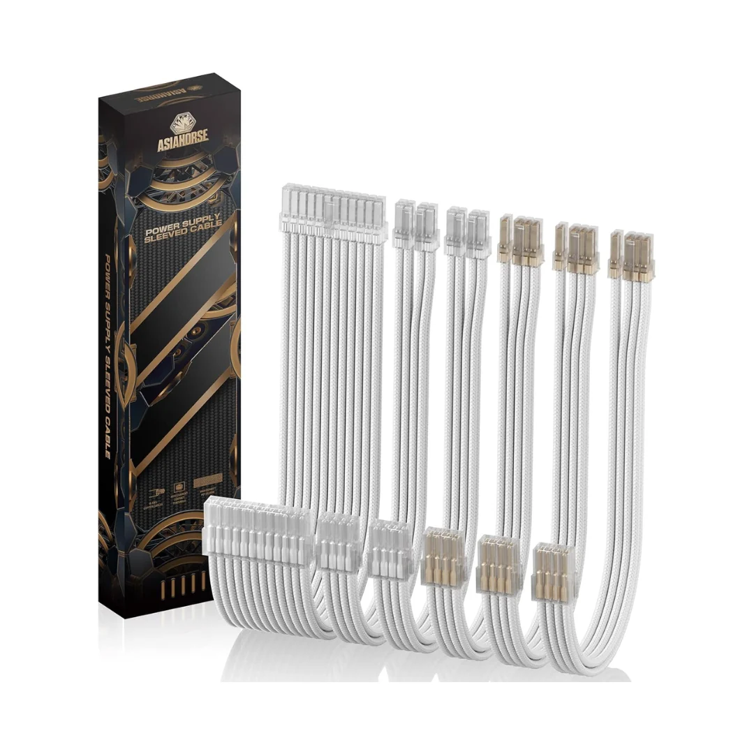 Asiahorse 6 Kit 16AWG PSU Sleeved Cable Extension Kit - Image 6