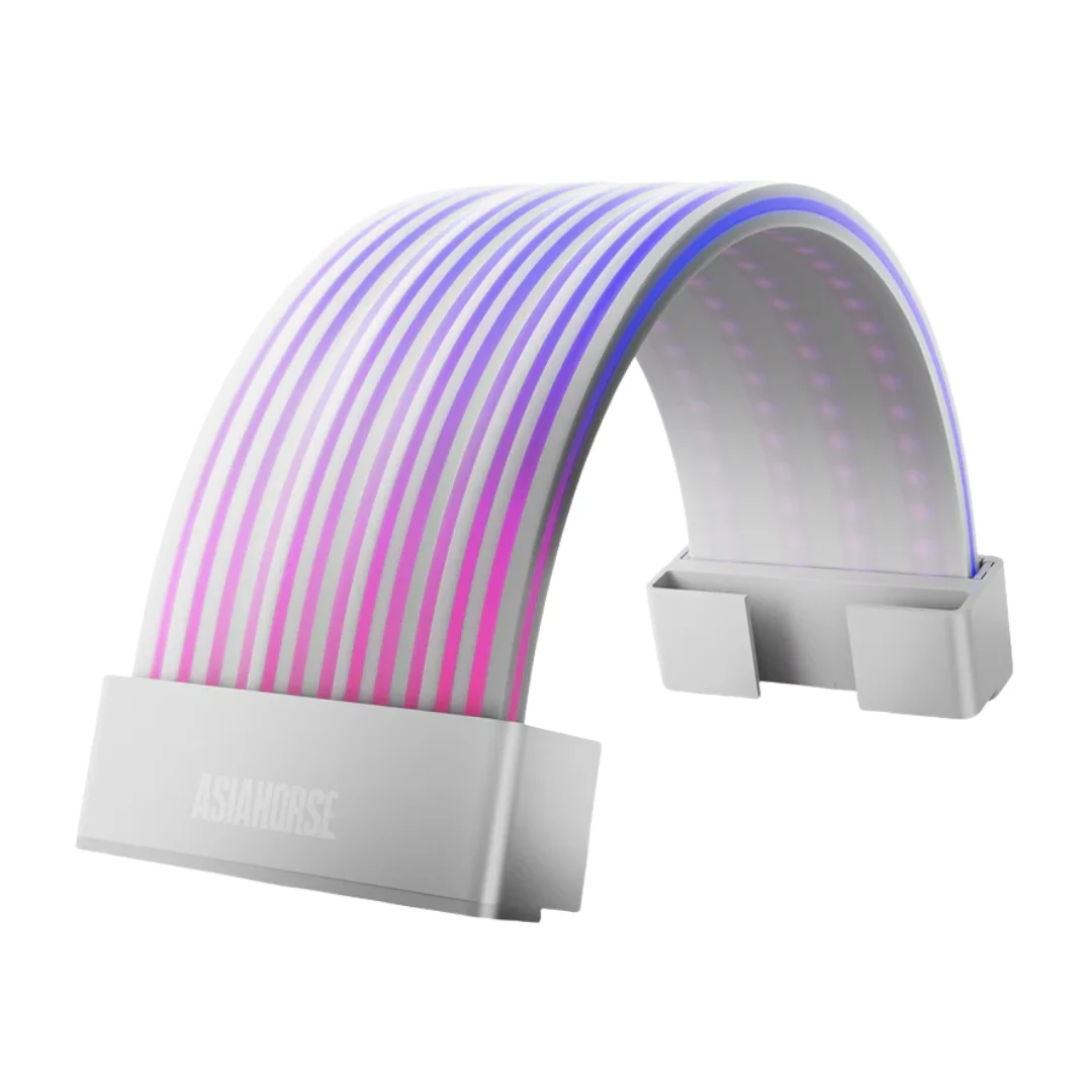 Asiahorse Aurora Pro ARGB 24PIN PSU Cable Cover ( Black | White ) - Image 2