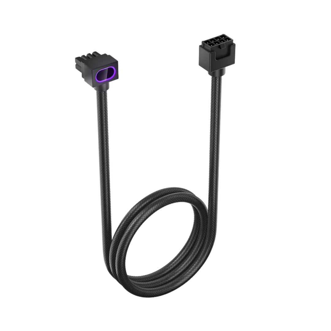 Asiahorse Hydrus ARGB PSU Extension Cable 8PIN 30CM GPU Model B ( Black | White ) - Image 2