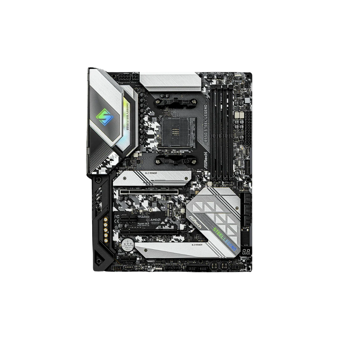 Asrock B550 Steel Legend AM4 DDR4 Motherboard - Image 2