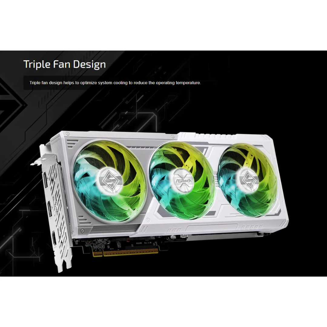 ASRock RX 9060 XT Steel Legend 16GB OC RX9060XT SL 16GO Graphics Card - Image 4