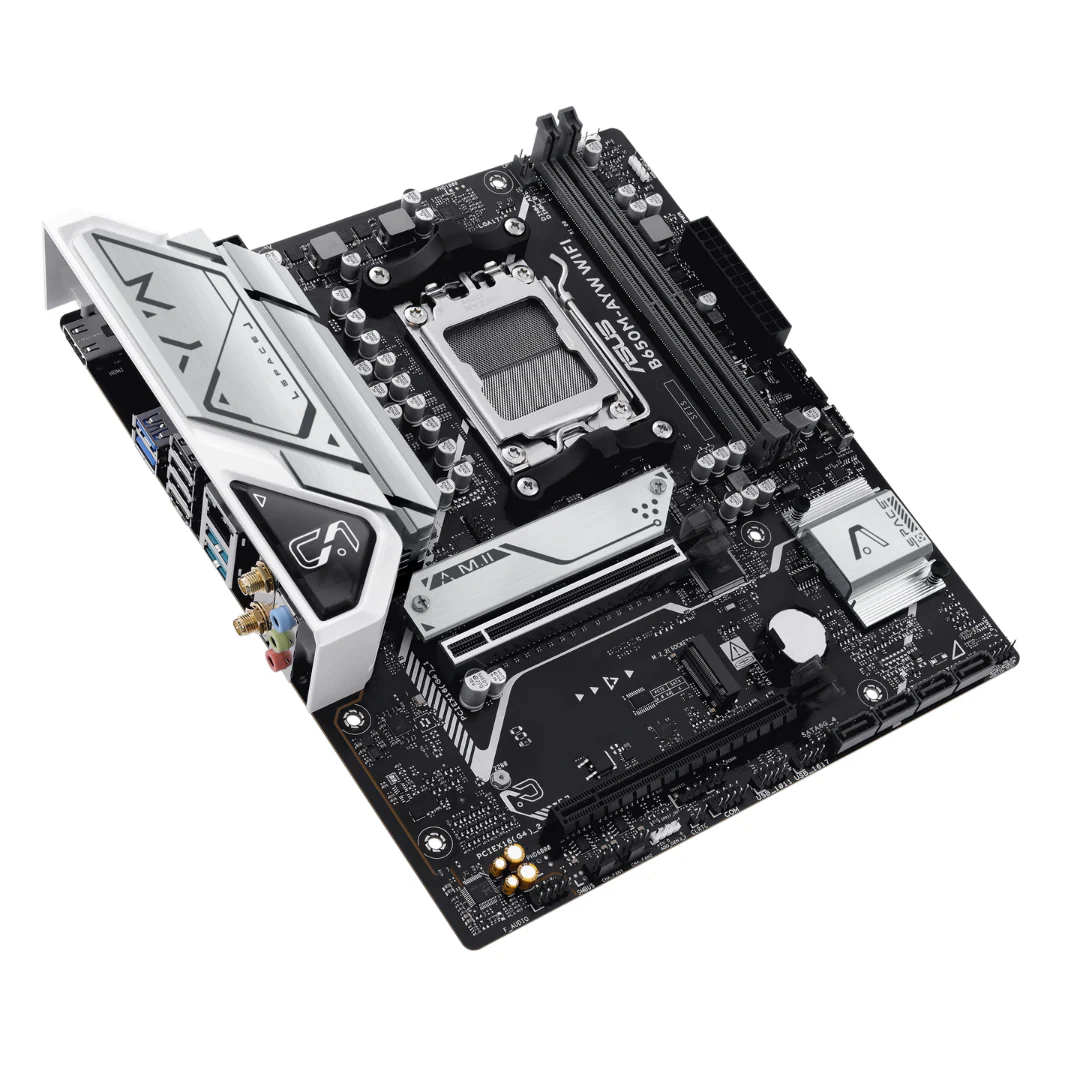 Asus B650M-AYW WiFi DDR5 PCIe 5.0 M.2 mATX AMD Motherboard - Image 3