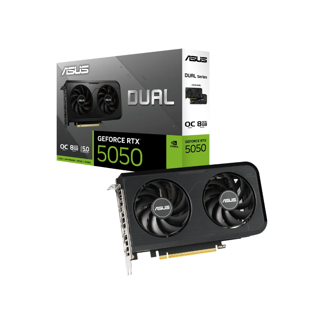 Asus RTX 5050 Dual 8GB OC GDDR6 DUAL-RTX5050-O8G Graphics Card