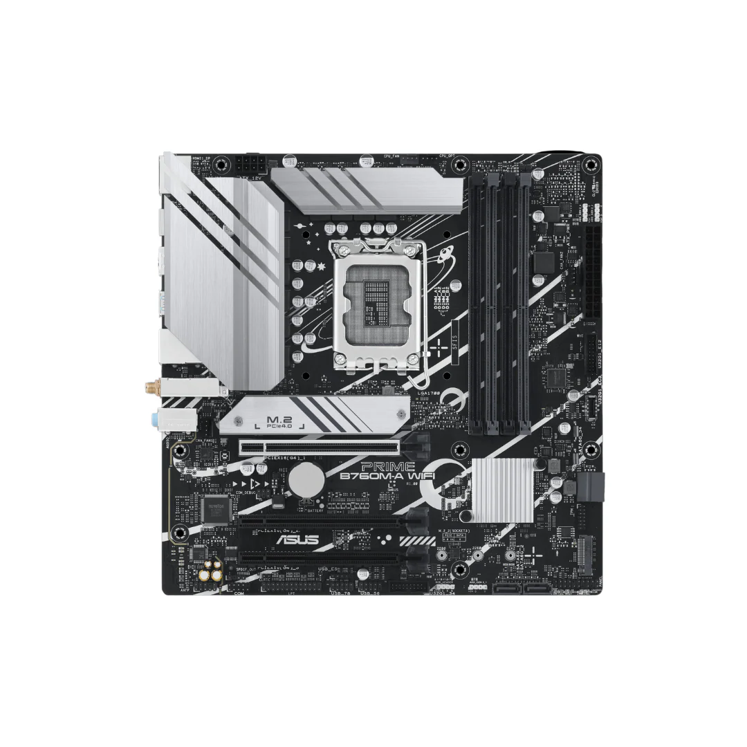 Asus Prime B760M-A WiFi D5 (LGA1700) mATX Motherboard - Image 2