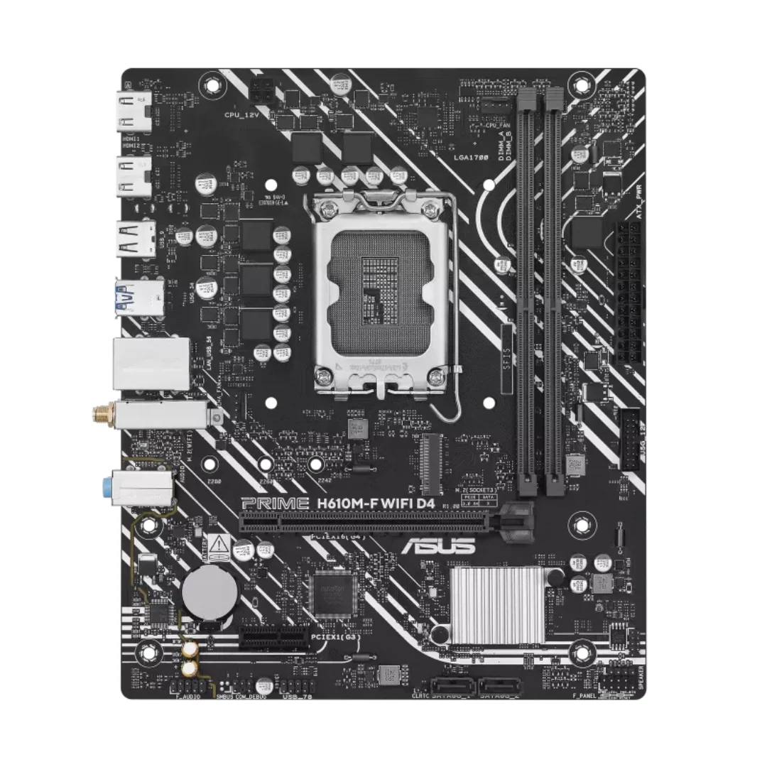 Asus PRIME H610M-F WiFi D4 LGA 1700 Motherboard - Image 2