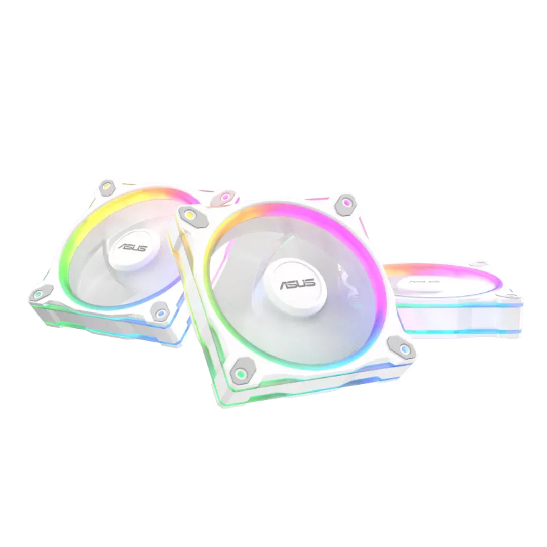Asus Prime MR120 ARGB Fan - Triple Pack ( Black | White ) - Image 3