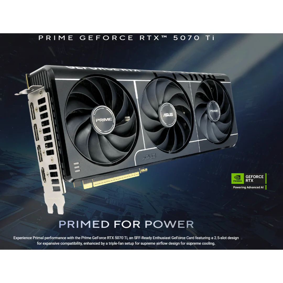 Asus Prime RTX 5070 Ti 16GB OC GDDR7 PRIME-RTX5070TI-O16G Graphics Card - Image 4