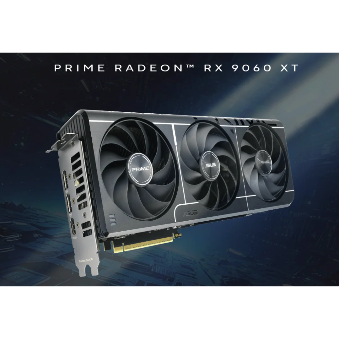 Asus Prime RX 9060 XT 16GB OC GDDR6 PRIME-RX9060XT-O16G Graphics Card - Image 4
