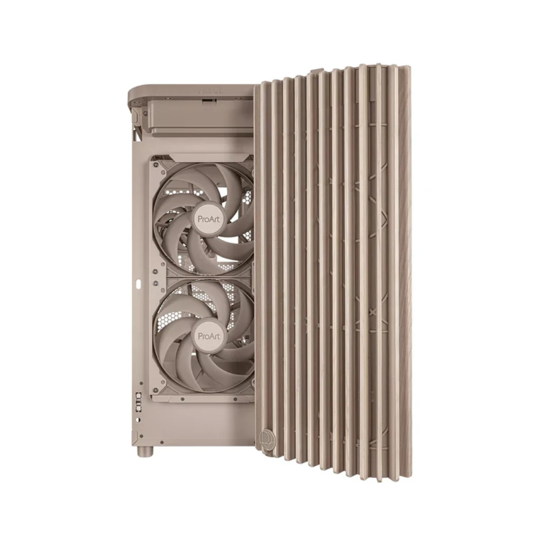 Asus ProArt PA401 Wood PWM TG Beige USB3 1C 2A ATX PC Case - Image 4