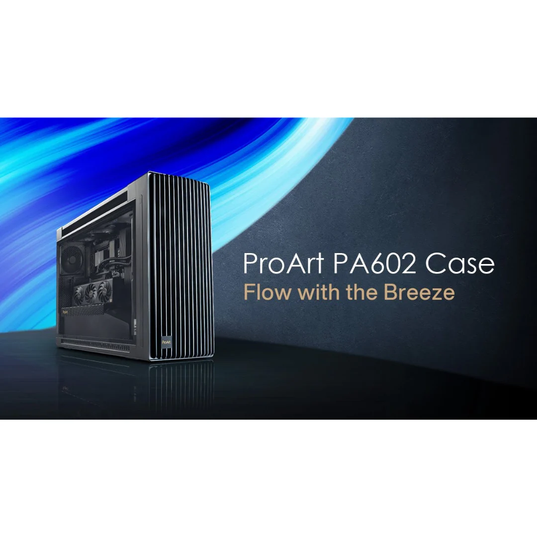 Asus Proart PA602 Black E-ATX Case with 3Fans 1x140mm + 2x200mm - Image 4