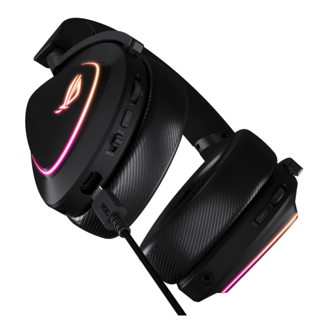 Asus ROG Delta II Tri-Mode Wireless Black Gaming Headset A701 - Image 2
