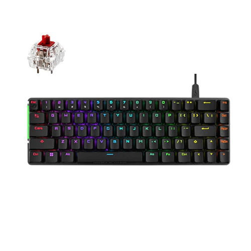 Asus ROG Falchion Ace M602 65% RGB Compact Gaming Mechanical Keyboard - ( NX BLUE Switch / NX RED Switch ) - Image 2