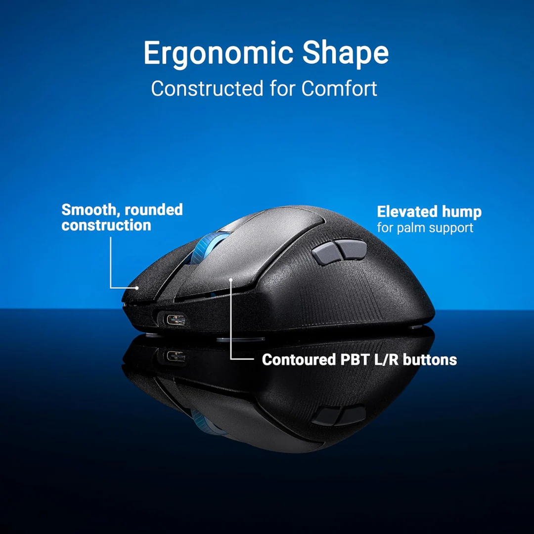 Asus ROG Keris II Ace Wireless Black Gaming Mouse P714 - Image 4