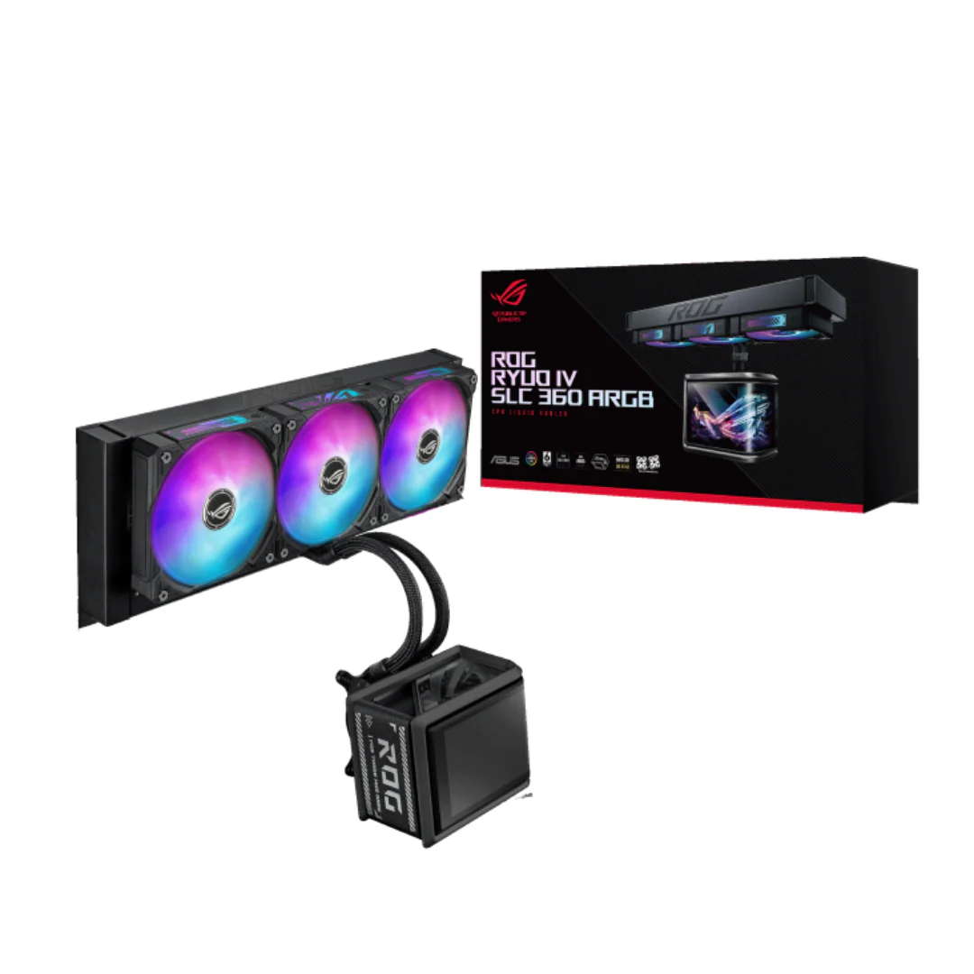 Asus ROG RYUO IV SLC 360 ARGB CPU Liquid Cooler Black - Image 3