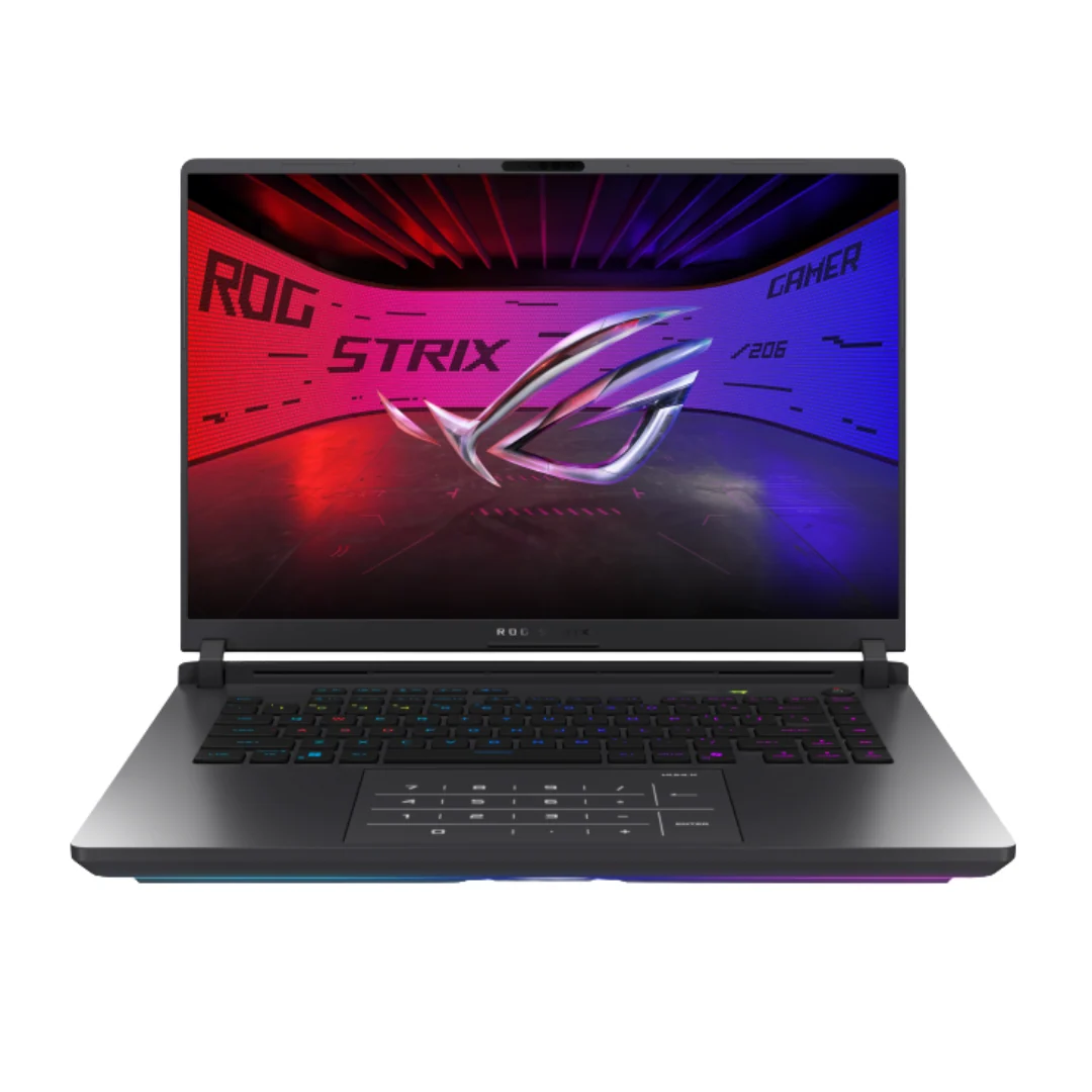 Asus ROG Strix G16 G615JMR-S5130WSM Gaming Laptop (Volt Green) | 16" 2.5K (2560x1600) 240Hz IPS | Core i7-14650HX | 16GB RAM | 1TB SSD | RTX 5060 | Windows 11 Home | MS Office Home 2024 | MS 365 Basic | ROG Strix Impact Mouse + ROG Backpack