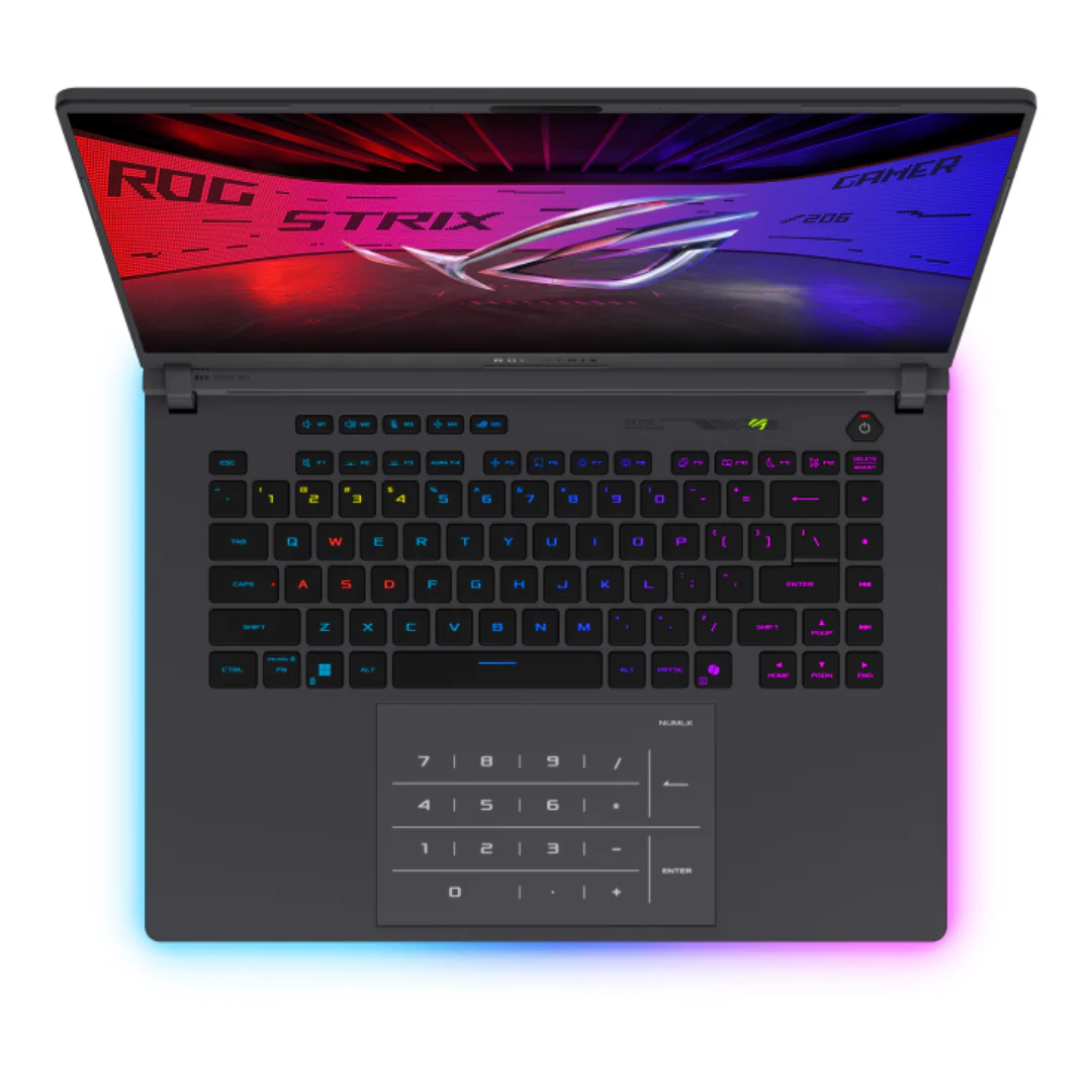 Asus ROG Strix G16 G615JMR-S5130WSM Gaming Laptop (Volt Green) | 16" 2.5K (2560x1600) 240Hz IPS | Core i7-14650HX | 16GB RAM | 1TB SSD | RTX 5060 | Windows 11 Home | MS Office Home 2024 | MS 365 Basic | ROG Strix Impact Mouse + ROG Backpack - Image 2