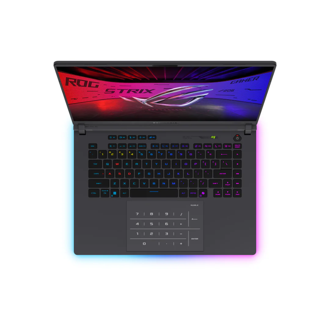 Asus ROG Strix G16 G615LR-S5150WSM Gaming Laptop (Volt Green) | 16" 2.5K OLED 240Hz IPS (2560x1600) | Core Ultra 9 275HX | 16GB RAM | 1TB SSD | RTX 5070 Ti | Windows 11 Home | MS Office Home 2024 + MS 365 Basic + ROG Impact Gaming Mouse + ROG Backpack - Image 2