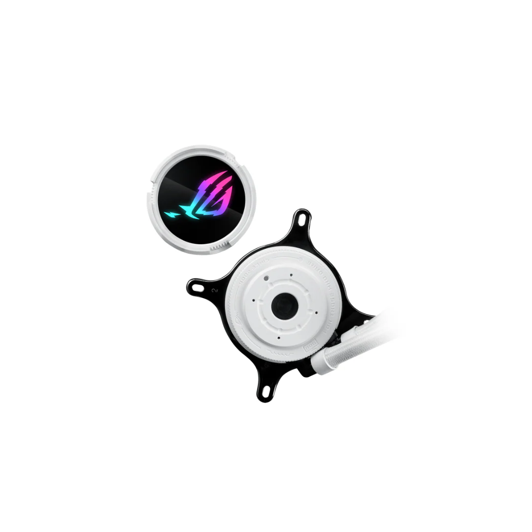 Asus ROG Strix LC III 240 ARGB White 240mm Liquid AIO CPU Cooler ROG-STRIX-III-LC240-ARGB-WHITE - Image 3