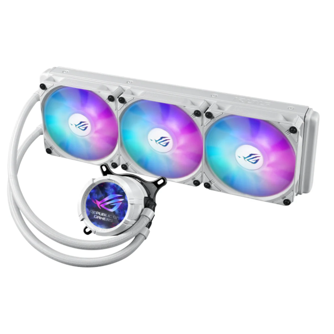 Asus ROG Strix LC III 360 ARGB LCD CPU Liquid Cooler (Black | White) - Image 2