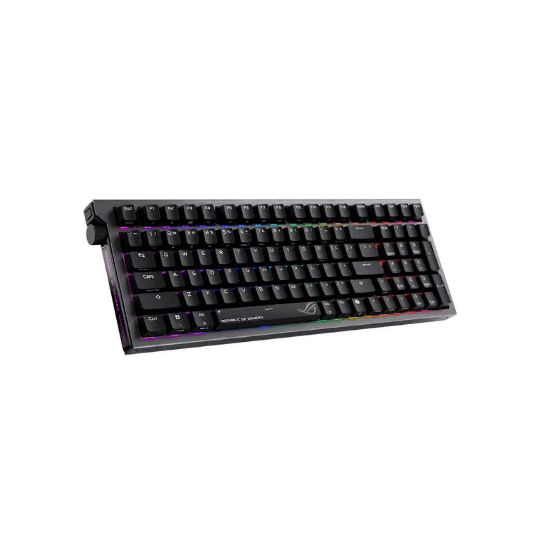 Asus ROG Strix Morph Black 96% Tri-Mode Hot Swappable RGB Wireless Mechanical Gaming Keyboard X903 (ROG NX Snow V2 Linear Switch | ROG NX Storm V2 Linear Switch) - Image 4