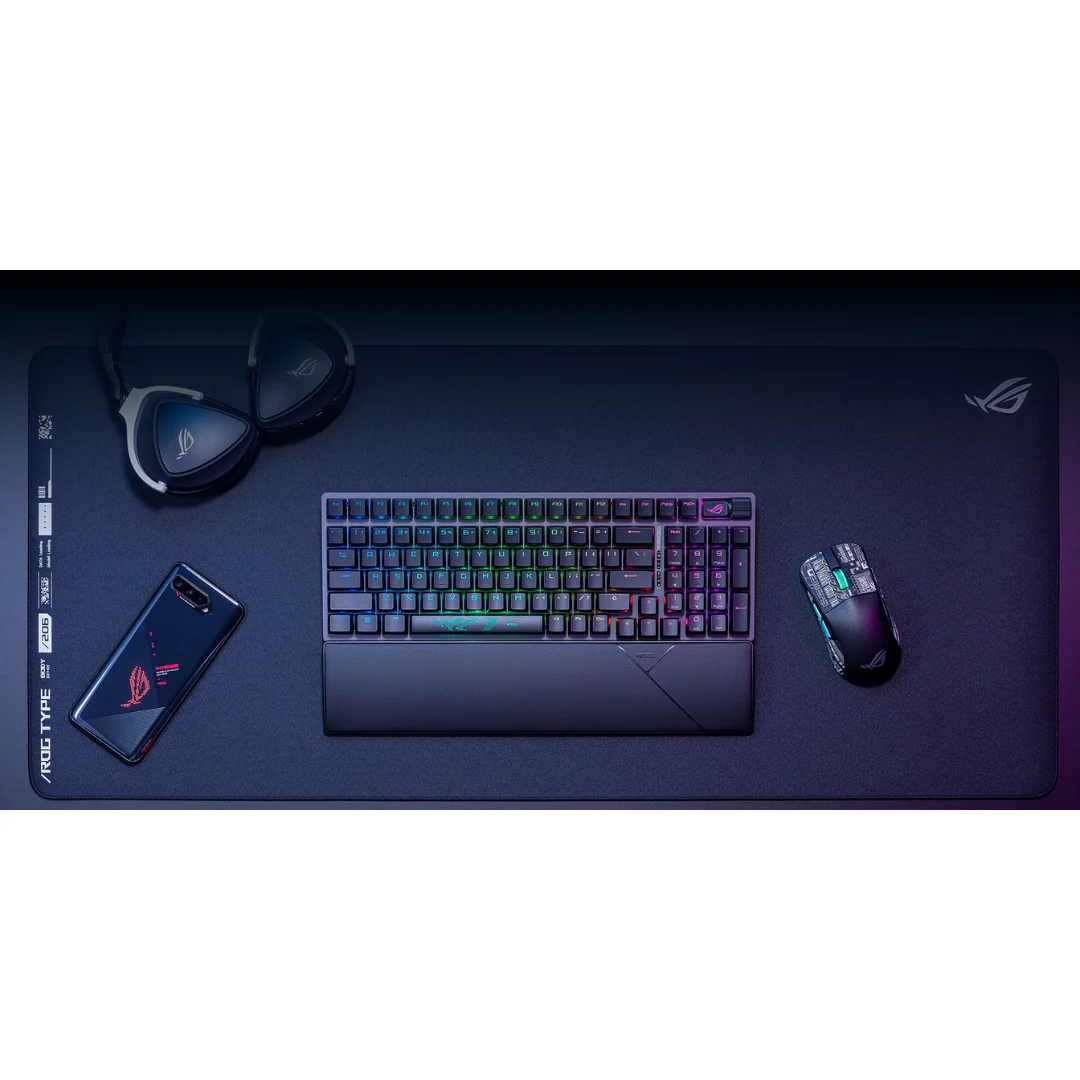 Asus ROG Strix Scope II 96 Wireless Black Tri-Mode Hotswappable NX SNOW Mechanical Keyboard X901 - Image 4