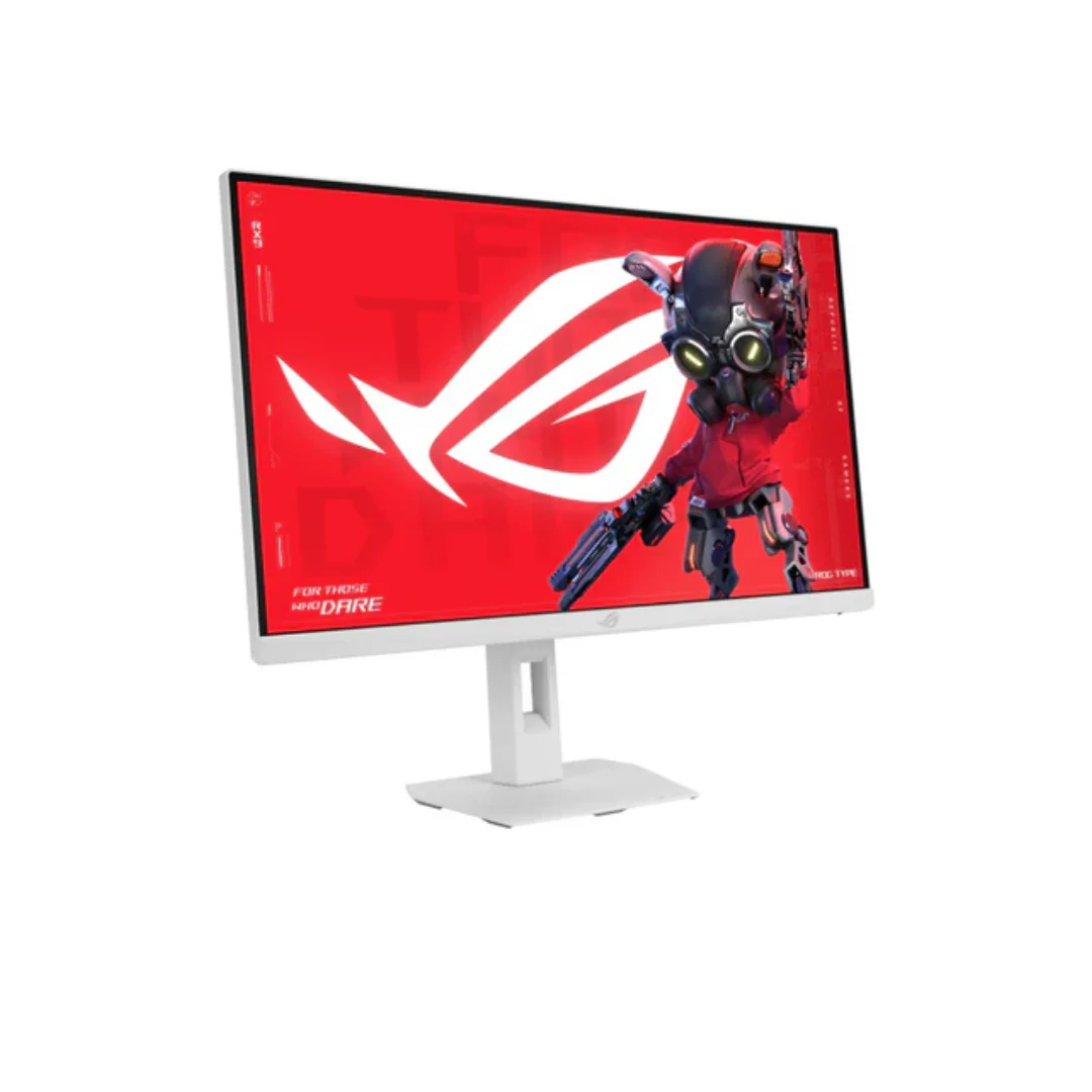 Asus ROG Strix XG27ACMES-W 27" White Fast IPS 255Hz QHD 2560x1440 OC 0.3ms Gaming Monitor with Tilt, Height, Pivot & Swivel Adjustment - Image 3