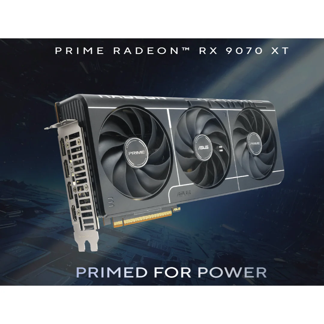 Asus RX 9070 XT Prime OC 16G PRIME-RX9070XT-O16G Radeon Graphics Card - Image 4