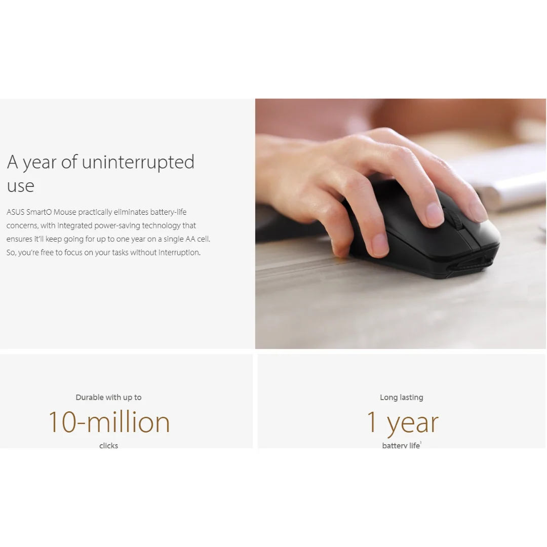 Asus SmartO MD200 Wireless Optical Mouse - Image 4