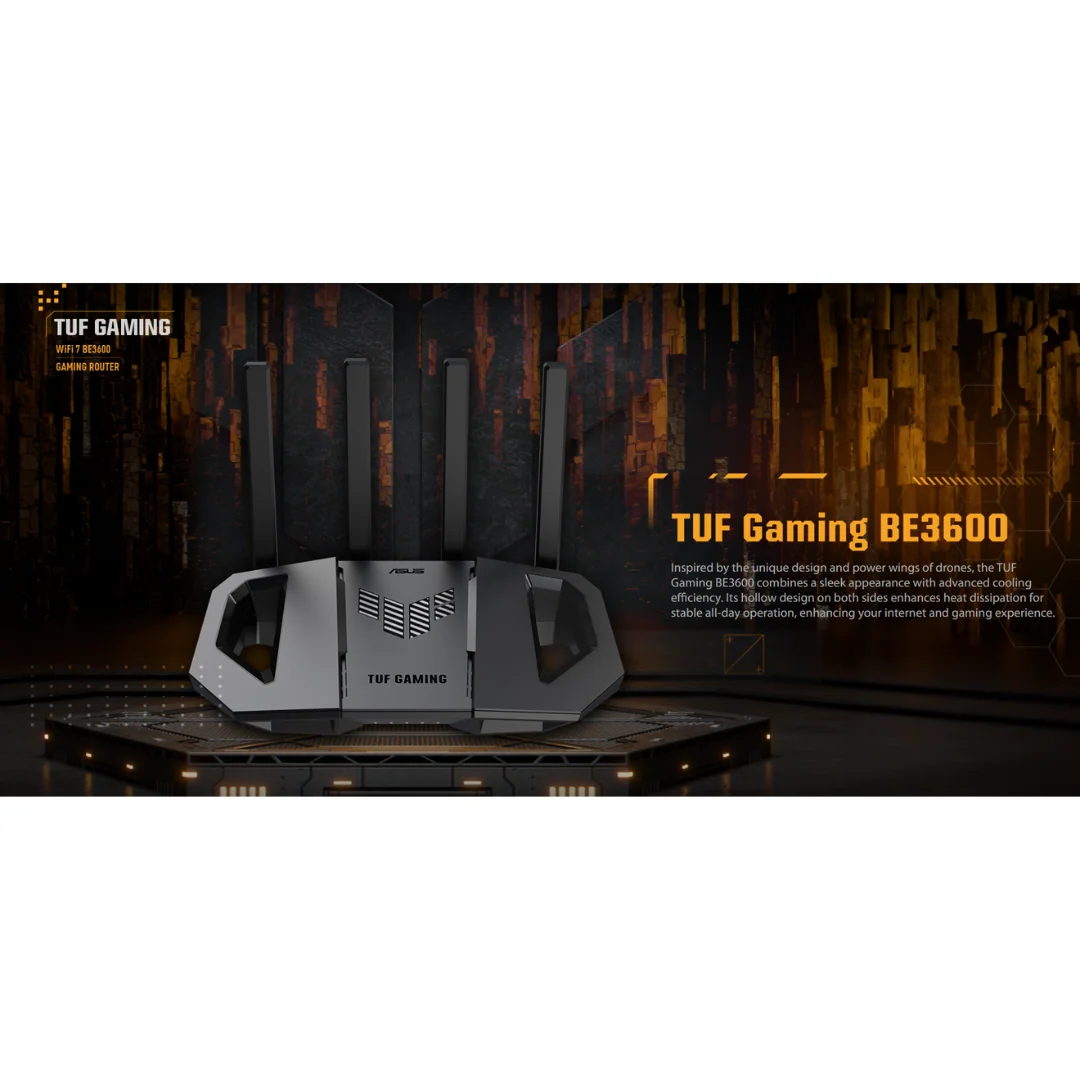 Asus TUF Gaming BE3600 Dual Band WiFi7 Gaming Router TUF-BE3600 - Image 4