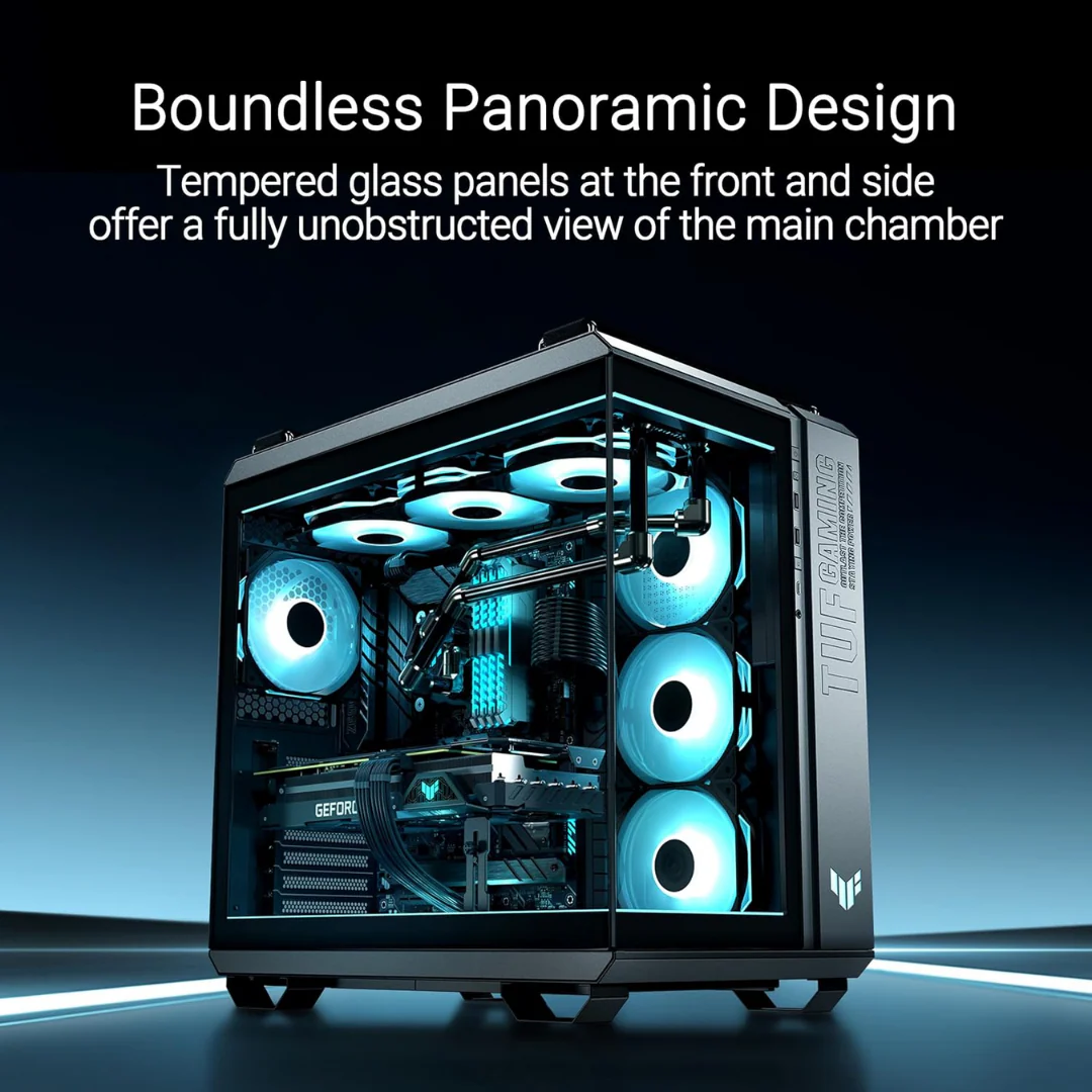 Asus TUF Gaming GT502 Horizon Mid-Tower PC Case ( Black | White ) - Image 4