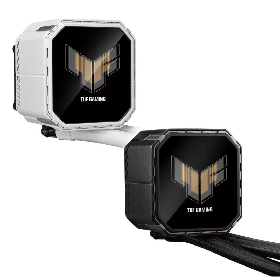ASUS TUF Gaming LC III 360 ARGB LCD CPU Liquid Cooler with Pre-Installed & Integrated Triple Fans (Black | White) - Image 4