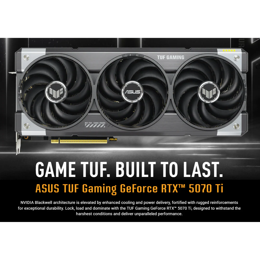 Asus TUF Gaming RTX 5070 TI 16GB OC GDDR7 TUF-RTX5070TI-O16G-GAMING Graphics - Image 4