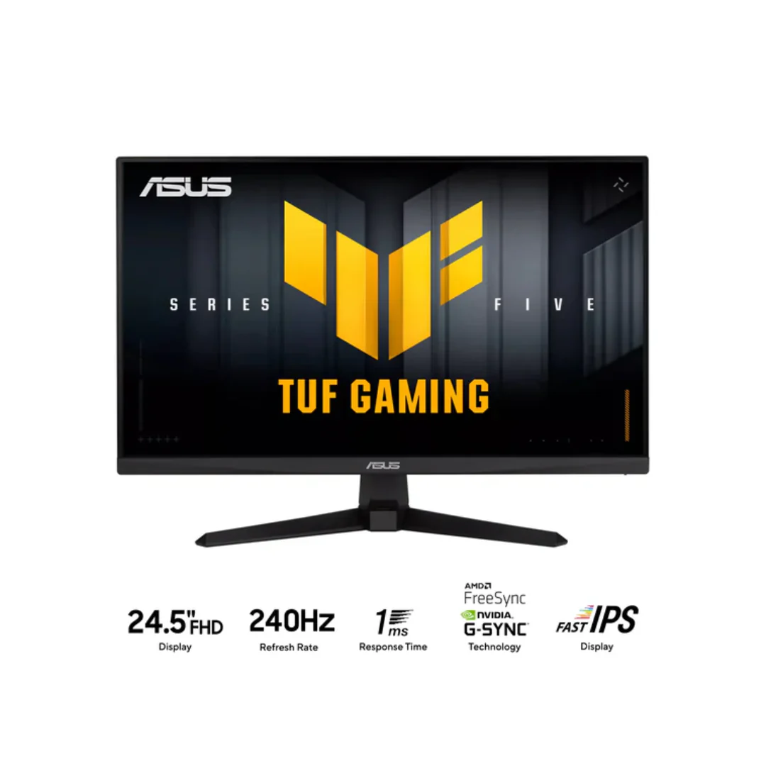 Asus TUF Gaming Series 5 VG259QM5A 24.5" FHD 1920x1080 240Hz 1ms(GTG) 0.3ms(min.) Fast IPS Gaming Monitor with Tilt Adjustment - Image 2